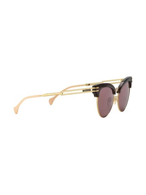 sonnenbrille damen gucci|gucci sonnenbrille damen cateye.